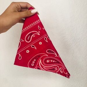 Hot pink bandana